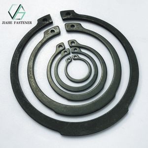 Anneaux de retenue internes Circlips Rondelles de blocage internes noires Anneau de retenue de type normal pour alésages GB893 DIN472 DIN471 - Product Image 4