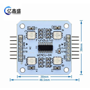 ฟันดูอิโน WCMCU-04 โมดูลไดรเวอร์ LED RGB 5V แบบติดตั้งบนพื้นผิวสำหรับไมโครคอนโทรลเลอร์ - Product Image 4