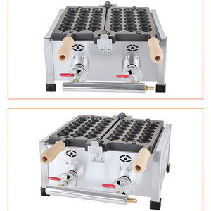 Tianze 3x7 Chaîne Gaufrier <span class=keywords><strong>Machine</strong></span> Takoyaki Boule En Forme De Cuisine Maker Takoyaki Faisant La <span class=keywords><strong>Machine</strong></span> En Acier Inoxydable GasType - Product Image 3