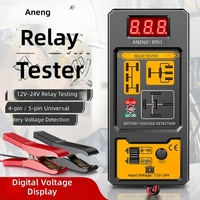 Testeur de relais automobile 12V/24V universel, relais à 4 et 5 broches, alimenté par batterie, affichage numérique pour appareil, multicolore
