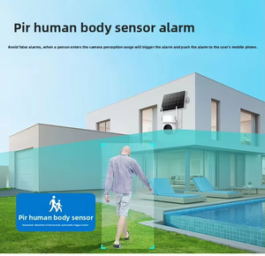 AOV 4X <span class=keywords><strong>Zoom</strong></span> inalámbrico Wifi cámara <span class=keywords><strong>de</strong></span> seguridad Solar 24/7 grabación 24 horas visión nocturna batería incorporada seguimiento automático aplicación ICSee - Product Image 4