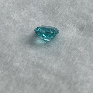 Pierre Paraiba de laboratoire DS Gems, taille coussin, effet glace pilée - Product Image 4