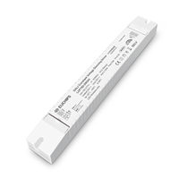 Controlador de Luz Lineal de 75W DALI, Voltaje Constante, CCT y Brillo Ajustables, 24V LED, Doble Canal, Plástico, AC-DC