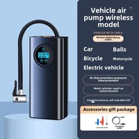 Gonfleur de pneus électrique numérique 150 PSI, pompe à air portable pour voiture avec écran LCD, mini compresseur à gonflage rapide pour pneus de véhicule