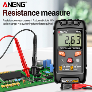 ANENG M113 1999 Comptages Mini Multimètre Numérique Intelligent Voltmètre AC/DC Ohmmètre NCV Outils Électriques Instruments de Mesure - Product Image 4