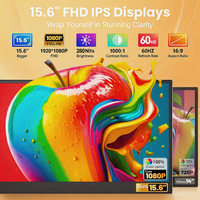 Extensor de Pantalla Triple para Portátil de 15.6'' IPS FHD, con un Solo Cable, Monitor Portátil Dual USB-C, Venta al Por Mayor Directa de Fábrica