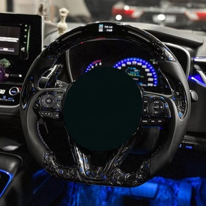 Pièces de course automobiles : Volant sport en fibre de carbone forgée avec LED et protection pour <span class=keywords><strong>Toyota</strong></span> <span class=keywords><strong>Corolla</strong></span> - Product Image 3
