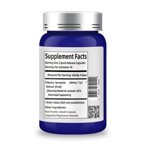 Cápsulas de Tribulus de Alta Calidad, Suplemento Dietético de Absorción Mejorada para Adultos - Product Image 2