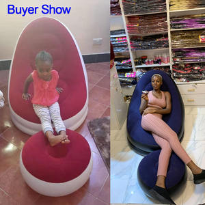 Nuevo Pvc al <span class=keywords><strong>aire</strong></span> libre claro Camping playa solo <span class=keywords><strong>aire</strong></span> Laybag comprimir esquina auto inflable cama sofá silla bebé - Product Image 6