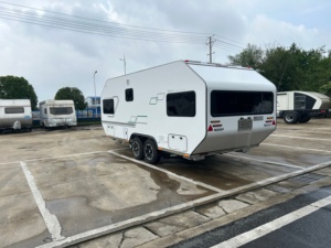 Remolques de Camping Ligeros de Aluminio, Modernos, para Aventuras al Aire Libre, Autónomos, Tipo Lágrima, Caravanas de <span class=keywords><strong>Doble</strong></span> Eje - Product Image 2