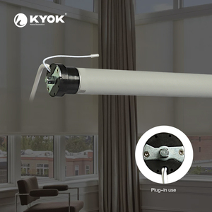 Kyok điện năng thấp điều khiển từ xa tự động từ trên xuống dưới lên thông minh Rèm bilnds với động cơ hình trụ - Product Image 3
