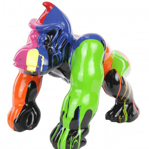 Centro Comercial jardín decoración Escultura Moderna de Polyresin <span class=keywords><strong>gorille</strong></span> escultura - Product Image 1