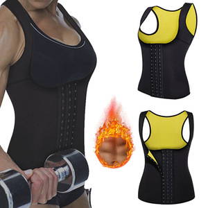 Kadınlar sıcak ter vücut şekillendirici zayıflama neopren gömlek yelek termo Yoga Sauna Fat Burner bel şekillendirici eğitmen <span class=keywords><strong>Cincher</strong></span>