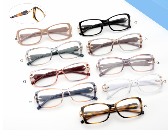 South America Popular Assorted TR90 Mix Styles Stock Glasses Frames Spectacle Optical Eyeglasses Frame