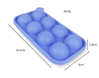 Bac à glaçons en silicone personnalisé avec couvercles, grand carré pour glaçons, gâteaux et chocolat