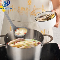 Ensemble d'ustensiles de cuisine en silicone sans BPA, résistant à la chaleur, couleur personnalisée, design monobloc, 6 pièces, pour la cuisine à domicile