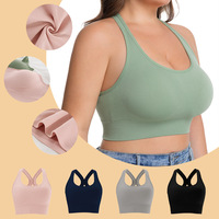Soutien-gorge de sport sans couture respirant et confortable pour femme, grande taille, dos nageur, idéal pour le quotidien – Vente en gros usine