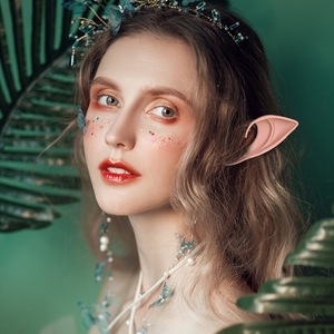 Orejas de elfo OEM de talla única, accesorios de cosplay para disfraz de Halloween, uso como orejas de hada o avatar. - Product Image 3