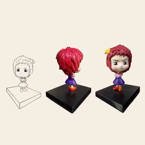 Figurines de dessin animé 3D en vinyle ABS PVC <span class=keywords><strong>Sword</strong></span> Art Online, jouets personnalisés, boîte mystère - Product Image 3