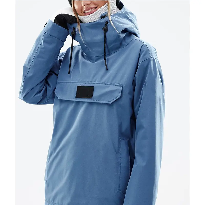 O melhor capuz grande de bolso de peito, esqui ao ar livre, snowboard, acampamento, caminhada, personalizado, fabricante de jaqueta de inverno unissex