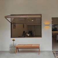 2025 Deda Fenêtre pliante verticale électrique pour balcon Fenêtre pliante automatique
