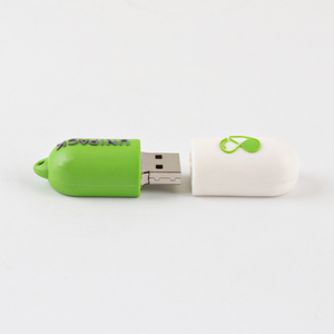 Unidad flash de PVC personalizada de la compañía farmacéutica 128GB 64GB 3D USB Memory Stick Cles 2,0 USB en forma de píldora pulgar FlashDrive - Product Image 6