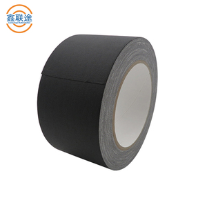 50mm X 50m resistente in vinile Non riflettente impermeabile adesivo facile strappo panno nero nastro adesivo - Product Image 4
