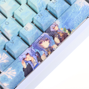 Genshin-Teclado mecánico con 104 teclas, Teclado mecánico con luz de sublimación a través de OEM, para 61 64 75 84 87 98 104 teclas - Product Image 3