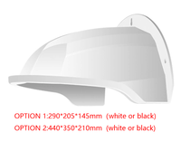 Couverture de protection pour caméra de sécurité CCTV extérieure, protection contre le soleil et la pluie, pare-soleil, protection de toit pour caméra de surveillance CCTV