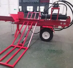 50T 15hp petrol hydraulic log splitter wood splitter with log lift and work bench E-start EPA approved for USA/Canada/Australia