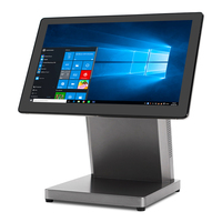 Kasir sistem POS sentuh All-in-One Desktop 15.6 inci untuk restoran untuk POS & kasir obral