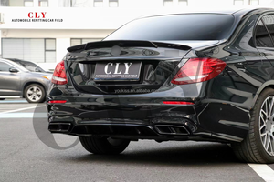 Kit de carrosserie pour Mercedes 2017 — 2019 <span class=keywords><strong>classe</strong></span> <span class=keywords><strong>E</strong></span> W213, mise à niveau E63S <span class=keywords><strong>Amg</strong></span> 1:1, pare-boue de protection arrière avec embouts, offre spéciale - Product Image 4