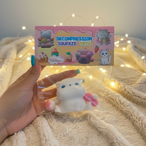 Jouet anti-stress en forme de beignet Mao Mao, musique, petit <span class=keywords><strong>livre</strong></span> rouge, rebond lent, jouet à presser, <span class=keywords><strong>griffe</strong></span> de chat, boue - Product Image 2