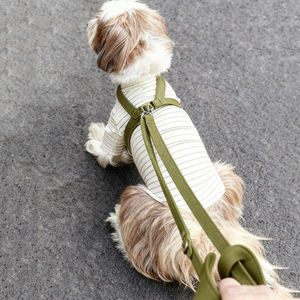 Manos libres 8.2ft Multifuncional Crossbody Dog <span class=keywords><strong>Leash</strong></span> Correa de entrenamiento ajustable con asa para cachorros pequeños - Product Image 2