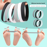 Bande de stretching en silicone Melenlt pour hallux valgus, correcteur de l'alignement des orteils et de l'exercice du pied pour soulager les douleurs de la hanche.