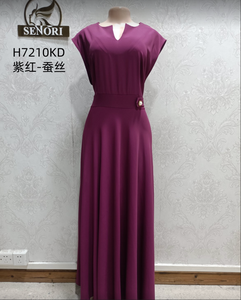 Abiti Lunghi da Donna Eleganti Formali da Sera con Scollo a V, Senza Maniche, Spacco Alto e Orlo Ampio, Collezione Autunno 2026 - Direttamente dal Produttore - Product Image 3