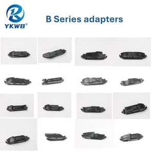 Escobilla Limpiaparabrisas Híbrida Universal YIKE con 16 Adaptadores, Compatible con el 99% de los Autos, Kit de Cobertura Total de Goma Natural para Parabrisas Delantero/Trasero - Product Image 2