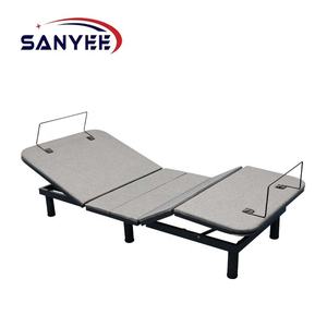 <span class=keywords><strong>Lit</strong></span> électrique motorisé intelligent <span class=keywords><strong>en</strong></span> métal gris avec surface <span class=keywords><strong>en</strong></span> lin, multifonctionnel et moderne, pour chambre, hôtel, maison et appartement – Vente <span class=keywords><strong>en</strong></span> gros usine - Product Image 2