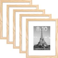 Bingkai Foto Kreatif Ramah Lingkungan 3.5*5" 4*6" 5*7" 6*8" 8*10" A3 A4 Desain MDF Bingkai Gambar Kayu untuk Meja