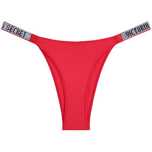 Braguitas de <span class=keywords><strong>Bikini</strong></span> Elásticas y Cómodas de Cintura Media, Estilo Babydoll Sexy para San Valentín, Lencería de Punto Sólido para Uso Diario - Product Image 1