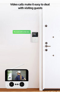 Buen <span class=keywords><strong>precio</strong></span> montado en la pared timbre de vídeo inteligente cámara de vigilancia Cámara visual Visión Nocturna detección de movimiento timbre de vídeo - Product Image 3