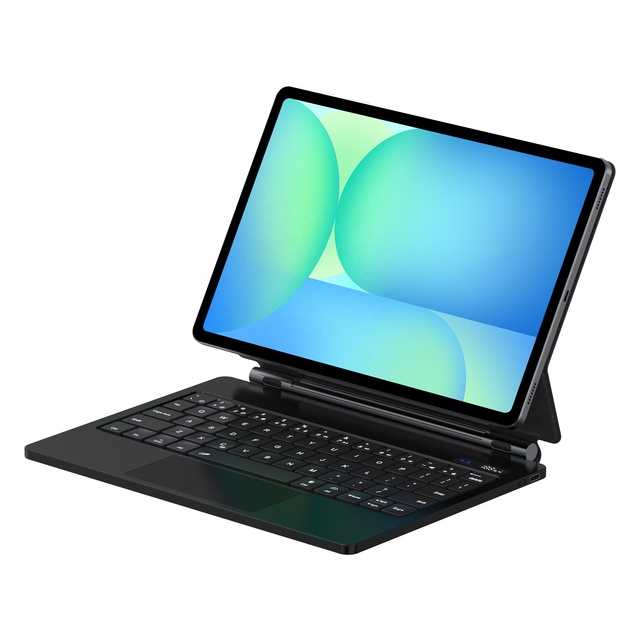 Magic Keyboard Case for 11-inch Samsung Galaxy Tab S7/S8/S9/S9 FE/S10 FE/S10 Lite/S11 with Touchpad Backlit Keys Type-C Port
