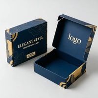 Boîte d'expédition pliante en papier personnalisée avec logo, emballage pour envoi postal
