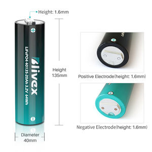 2 और 3 पहिया वाहनों के लिए बेलनाकार बैटरी लिथियम आयन किट 3.2 वोल्ट 20 ह 40135 बेलनाकार बैटरी सेल उत्पादन - Product Image 2