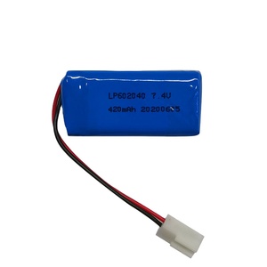 Ewt 7.4V 420mAh pin lỏng lp602040 có thể sạc lại 1c-3c tốc độ xả 800 chu kỳ cho RC Xe <span class=keywords><strong>Robot</strong></span> thông minh với điện áp ổn định - Product Image 1