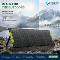 Panneaux solaires pliables 300W, chargeur solaire monocristallin ETFE portable pour stations d'alimentation portables, camping, extérieur, IP67 MC4 UKCA