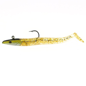 Señuelo blando artificial de 11 cm y 22 g con cabeza de plomo hundible y anzuelo simple para pesca de lubina en lagos y estanques - Product Image 5