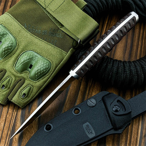 Coltello da Sopravvivenza in Acciaio Tanto Dritto 853 con Fodero - Portatile per Campeggio, Uso Domestico e Difesa Personale Fai-da-te - Product Image 3