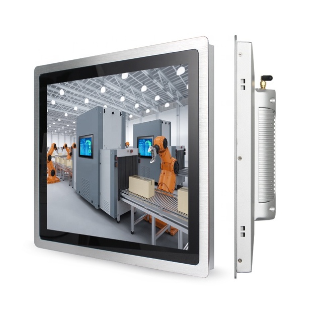 15" IP65 Waterproof Embedded Display Vga Dvi Sunlight Readable Capacitive Touch ATM LCD Monitor for Industrial Application