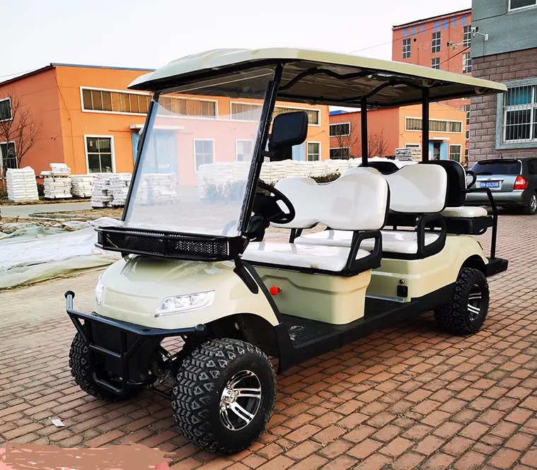 EU certification golf club car manufacturer Factory Custom off road golf vehicle Solar panels golf cart for sale
